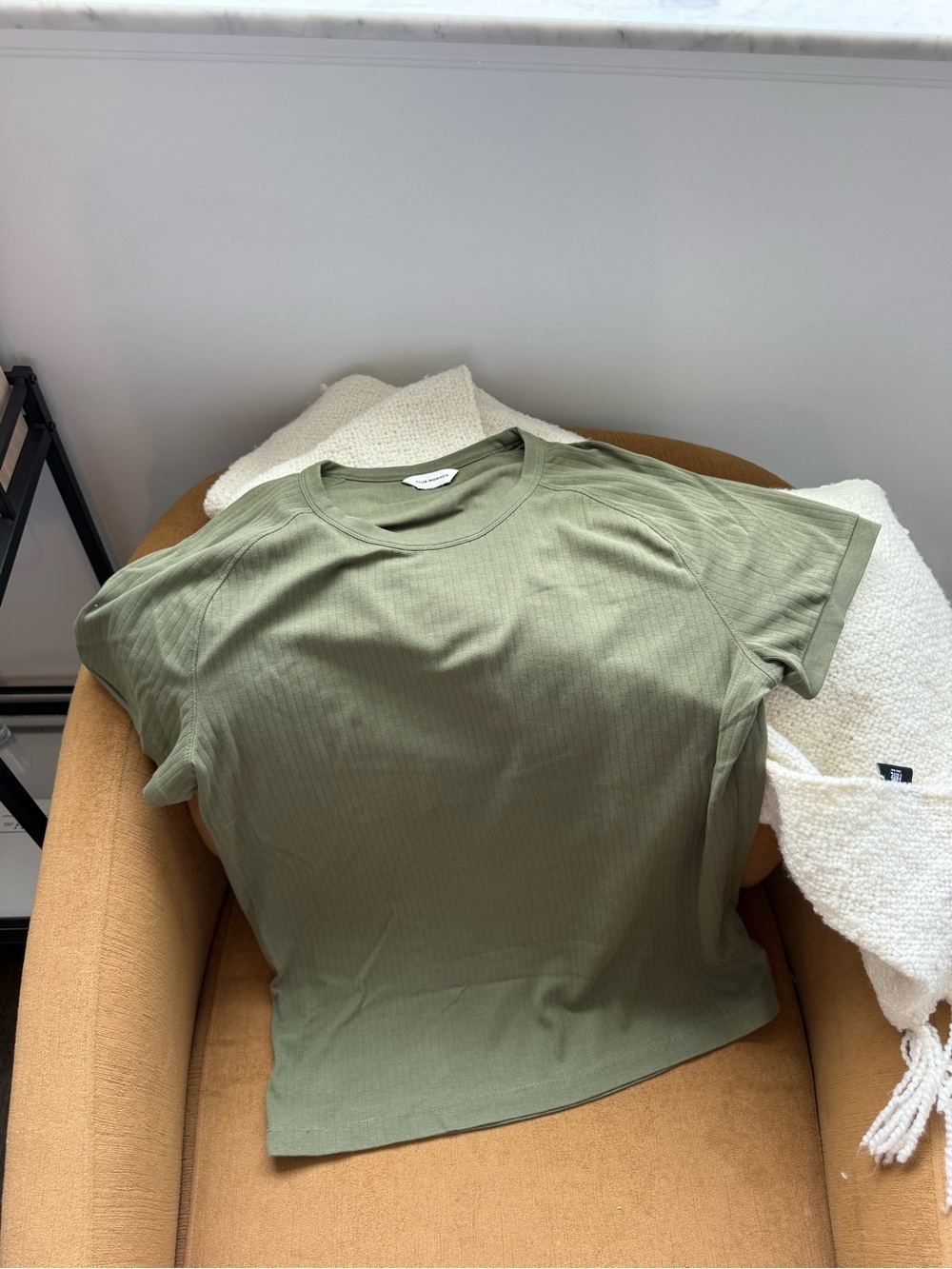 Club Monaco Olive Green Short Sleeve Tee